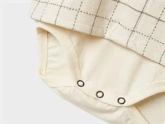 Lil Atelier turtledove ternet bodyskjorte